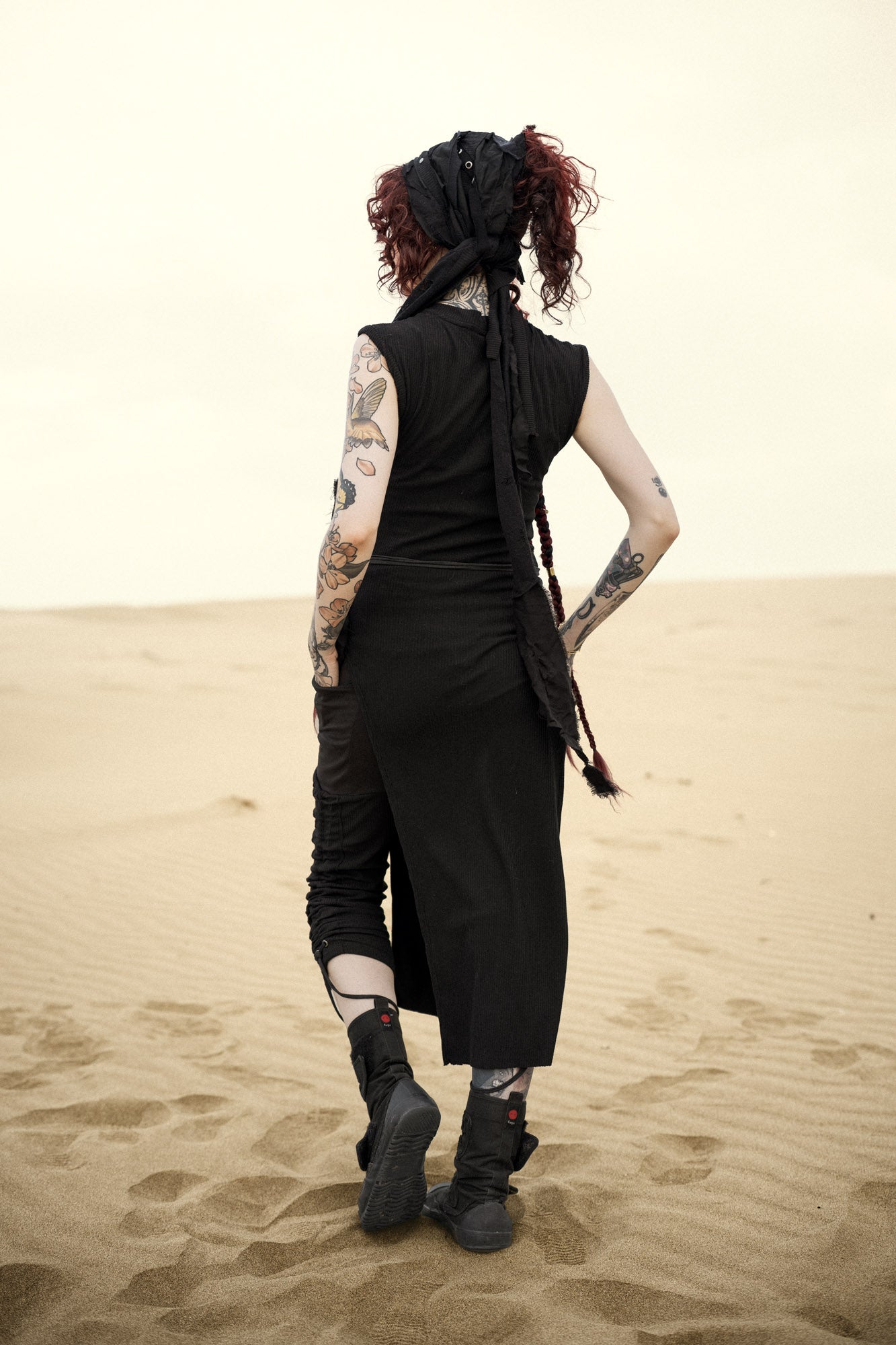 DOFOR long lace up tunic [Black]