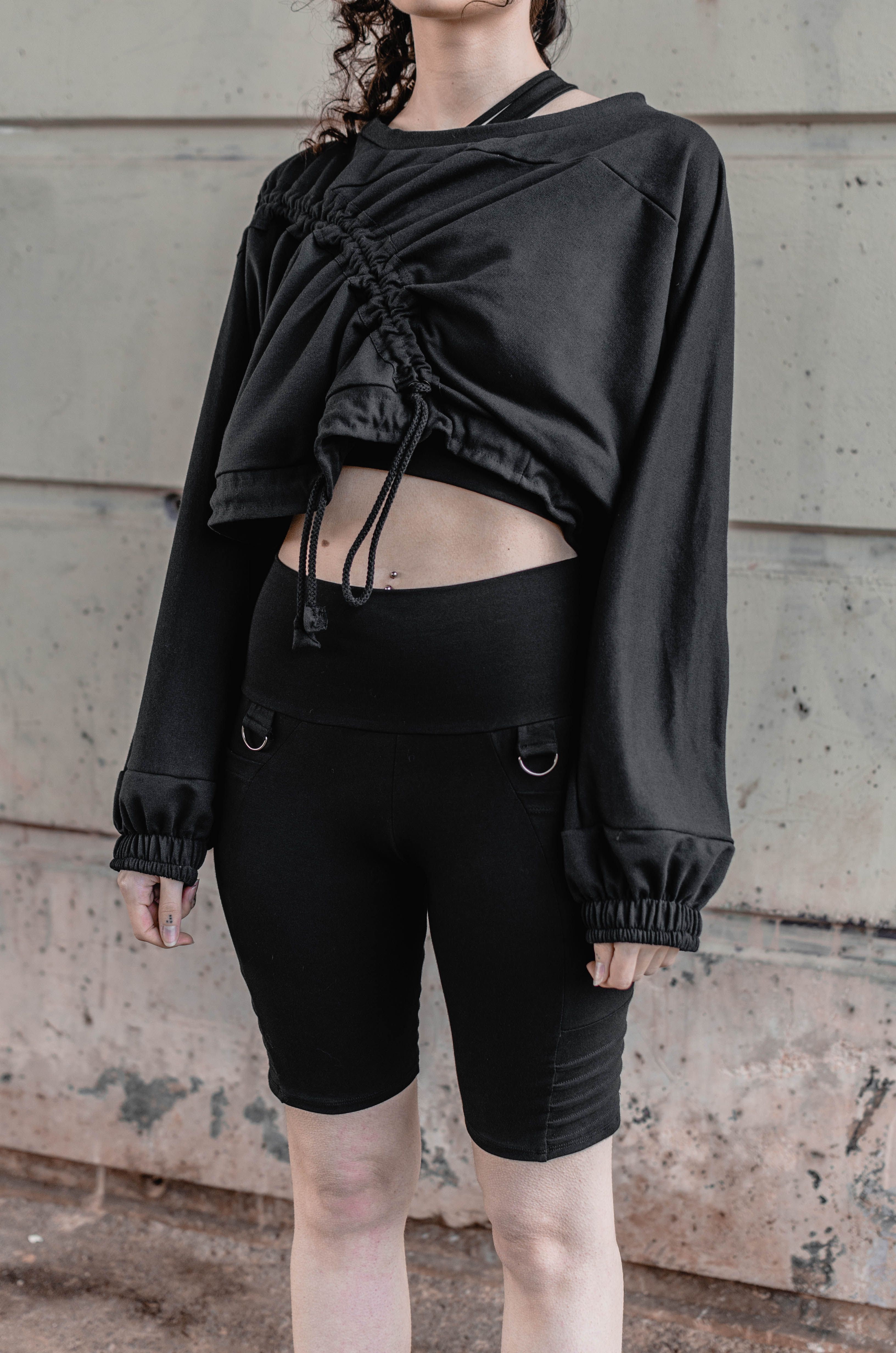 LYM biker shorts [Black]