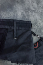 HALSO Multifunctional body overlay skirt belt [Black]