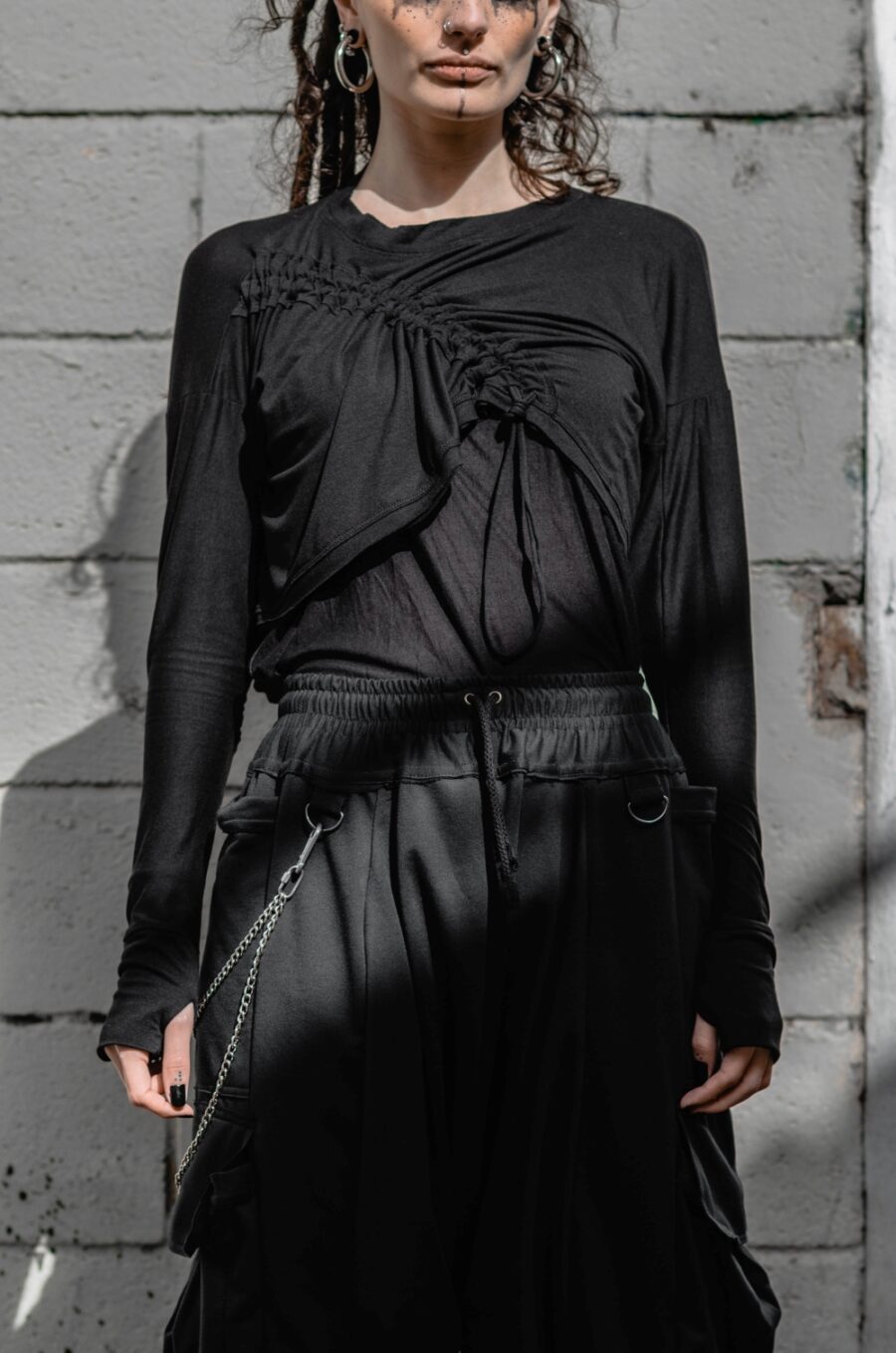 CROTO longsleeve croptop [black]