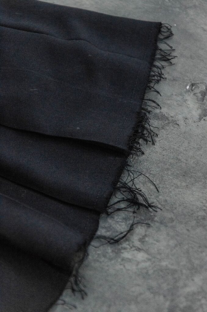 frayed details HALSO skirt belt by YNHOIA